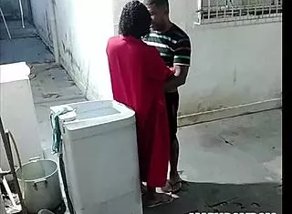 damn, my neighbor saw me naked sweeping and made me suck him off