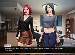 Our Red String Part 15: Rough Big Cock Drills Small Tits