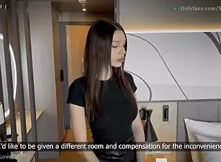 the hotel staff really knows how to please with monster cock action! 😈