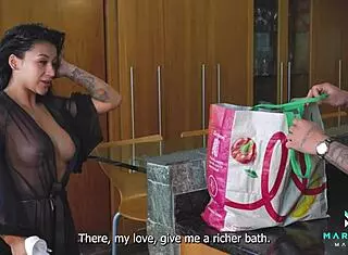 Unfaithful Wife Gets Creampied by Big Cock Outdoors