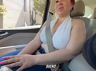 Uber driver, they'll see us when I flash my big ass!