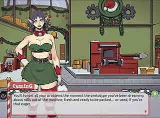 Boss Reveals Huge Cock In Claus Secret Surprise Xmas Hentai Ep 4