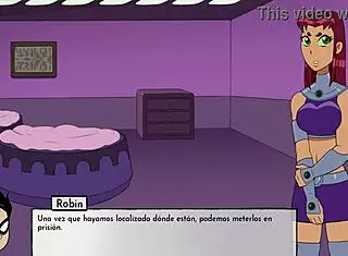 kitten the unfaithful whore breaks starfire's tight ass with a beastly anal while raven waits to get fucked in 18titans chapter 3