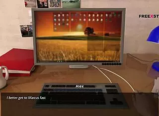 dreams of desire - alex watching his landlady's nude yoga poses