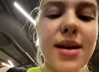 Crazy Public Gym Fucking with Natural Tits and Wet Pussy
