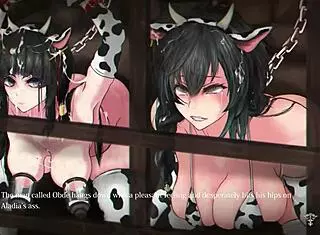 Detailed scenes from Night of R part 15 in the ranch area 1.