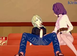 Rin Toyama And Ko Yagami Engage In Intense Lesbian Play With Futanari Sex In New Game Hentai