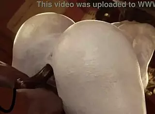 Alcina dimitrescu from resident evil gets fucked by a black man