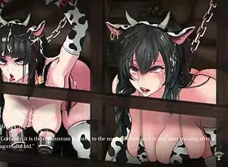 Detailed scenes from Night of R part 15 in the ranch area 1.