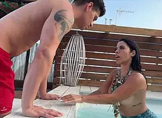Mermaid Fantasies 10: Free First MN with Blowjob, Pool Muff Diving, and Cunilingus