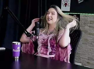 Raphaela Savanah Records Boyfriend in Sheer Red Halloween Cuckold Scene