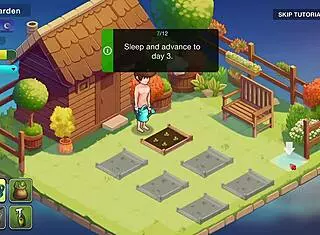 Awesome start in Honeysun with redhead flight attendant cosplay