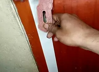 caught fingering bhabhi ji in the bathroom and had an encounter