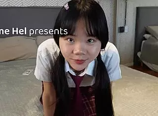 Spending Quality Time with Stepdad Before School - Old Meets Young