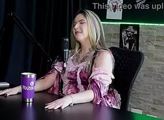 Raphaela Savanah Records Boyfriend in Sheer Red Halloween Cuckold Scene