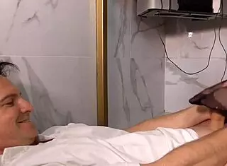 nylon secretary gives killer footjob! 😘