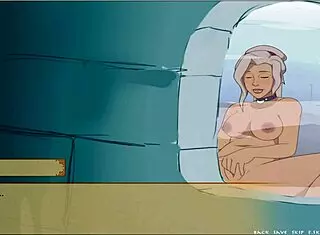 why does busty korra give such an intense handjob in this hentai scene