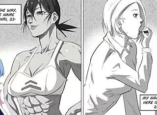 Mangagamer's girls night out in animated hentai style