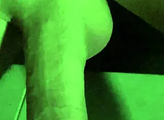 She explores her newly trimmed pussy solo with a monster cock close up.