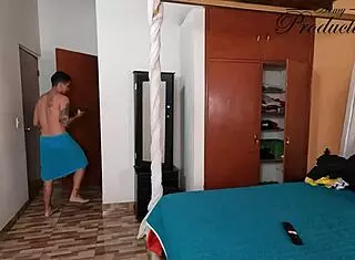 he sucks his roommate after seeing a naked photo, leading to intense face fucking 😏