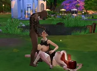 Mortimer And Duncan Fuck Whore Sabri Muff In Sims 4 Porn, With Mercedes Joining The Group.