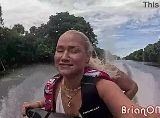 Fucking Hot Blonde Teen Harley King On Jet Ski!