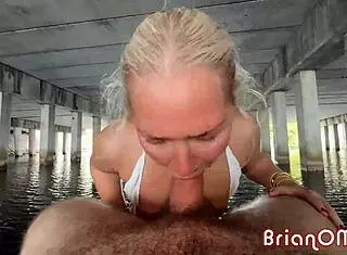 Fucking Hot Blonde Teen Harley King On Jet Ski!