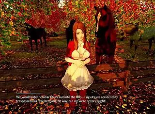 Exploring the harem hotel in this game update