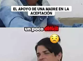 mother supports child's transgender journey 😊