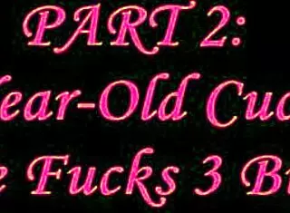 i'm a 61-year-old cuckold wife sucking and fucking three bulls with big tits