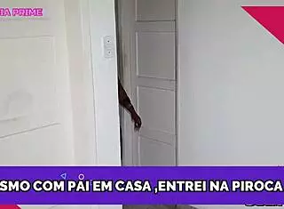 With Dad Home, I Fucked Young Student!