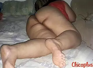 Finding my big-ass stepsister lying down, I licked her ass and she begged me to fuck her