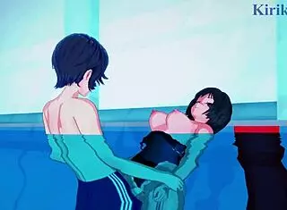 Ai Nanasaki And Hibiki Tsukahara Intense Sex With Creampie In Amagami Hentai