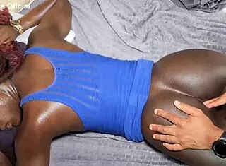 Neighbor invites spy for intense interracial assfuck.