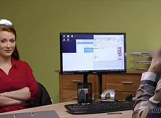 loan4k manager stunned by hypnotizing boobs for credit