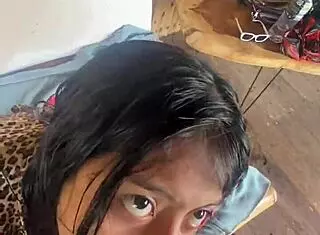 she shows off her sexy bikini and i take her after the beach