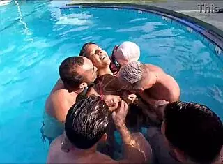 my first gangbang was wild, givin’ my ass n’ pussy so much!