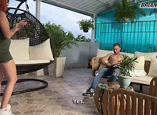 Andrea Castro, horny redhead photographer, craves big tits action! - Brian Evansx