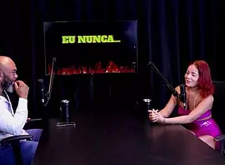 bruna ferrari's mom and dad support her as she fucks three guys, answers never have i ever, and decides to suck or sit 😏