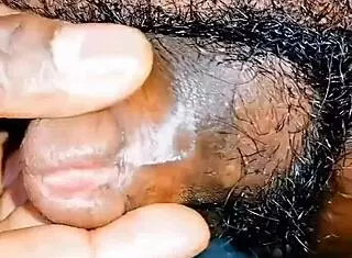 Small hairy cock play