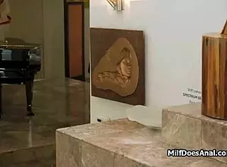 Anal fun with kinky mature wife at home!