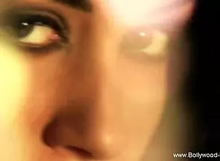 Teasing Nude Brunette Indian Dancer in Erotic Moment