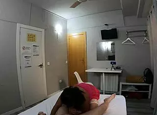 homemade doggystyle with masked milf macarena in red lingerie