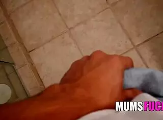 stepmommy helps with your huge erection, no worries here