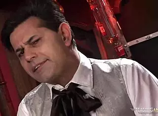 Amazing Maid Shares Delicious Cocks With Brunette Babe