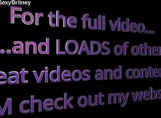 Britney, the Southern Belle, Swallows Big Cumshots in POV Compilation