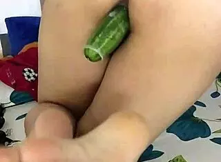 Wife caught masturbating with pussy exposed in recorded clip