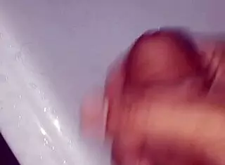 Intense Solo Masturbation Session Ends with Explosive Cum Release