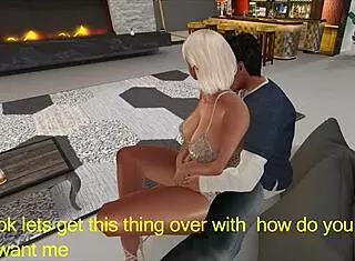 i'm not son, but stepson fucks mum in this 3some group