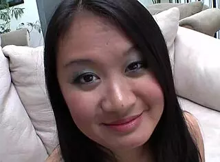 Kiwi Lang Asian Brunette Gets Pussy Fucked By Big Cock